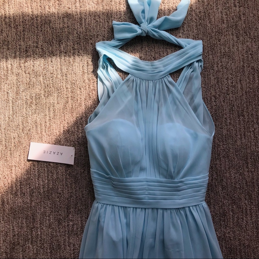 Azazie iman dress